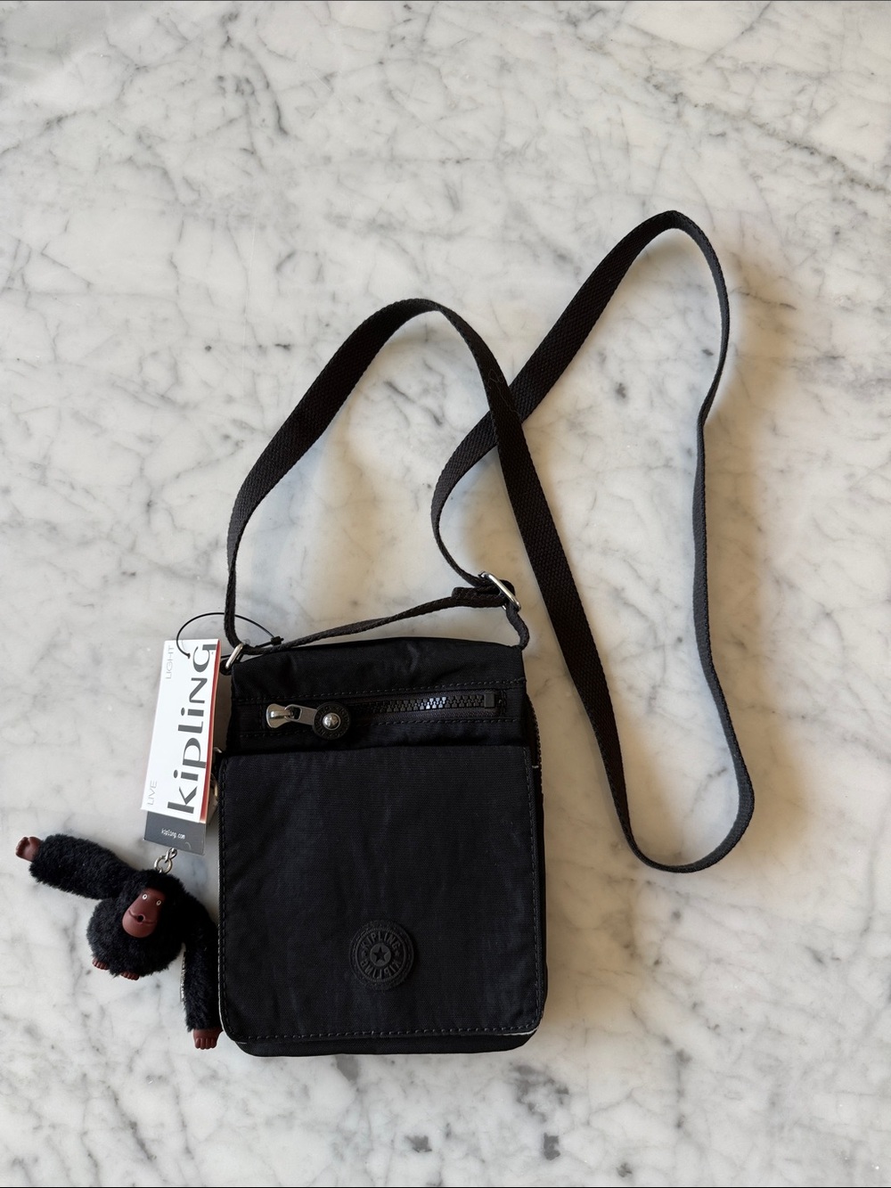 NWT Kipling Eldorado crossbody black mini purse